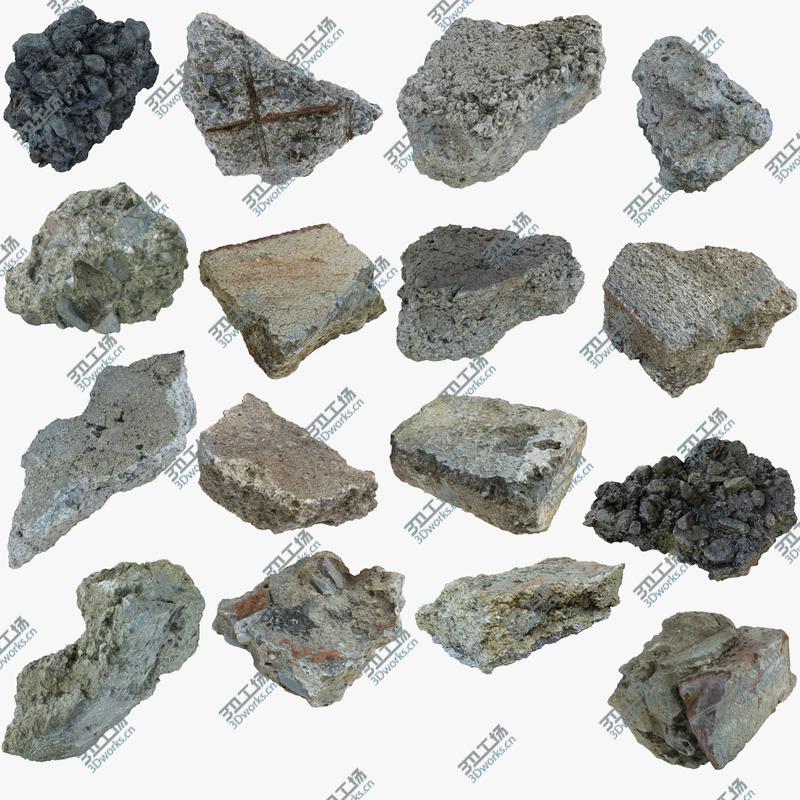 images/goods_img/202104023/Realistic Stone Debris Piece Complete Collection highway road tarmac/2.jpg